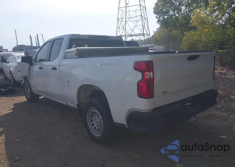 2021 Chevrolet Silverado 1500 2Wd Standard Bed Wt из США, поврежденный, VIN 1GCRWAEH4MZ407220